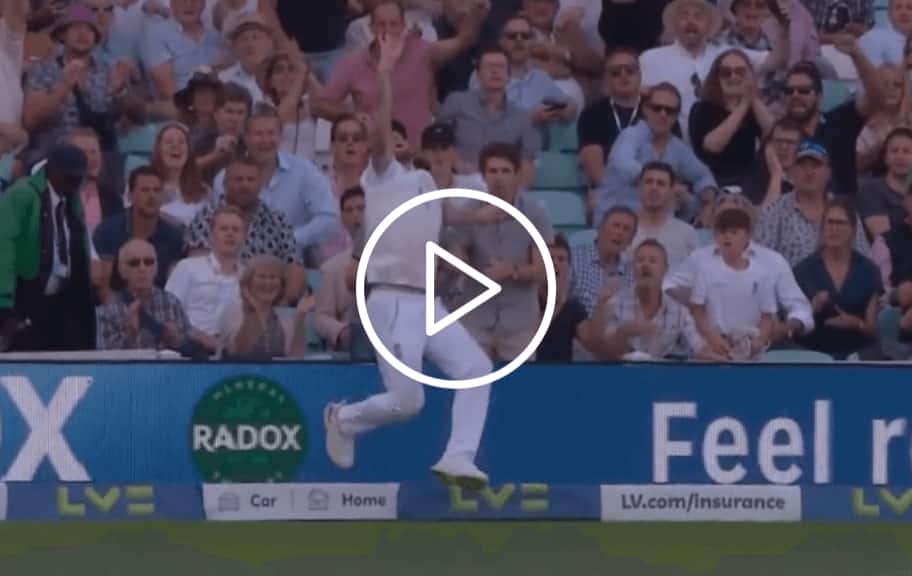 [Watch] Ben Stokes Brings The Oval to Its Feet with Unbelievable Catch on Day 2 of Fifth Ashes Test